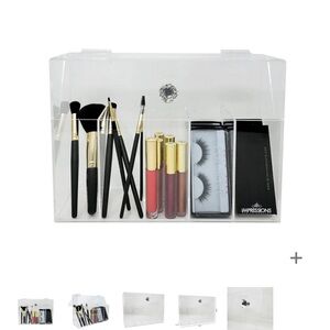 Diamond Collection Acrylic Makeup Brush Organizer - 5 Slots